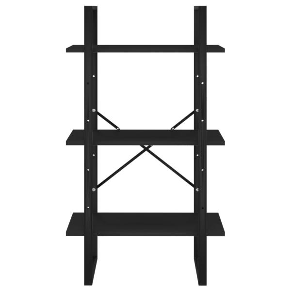 Lagerregal Schwarz 60x30x105 cm Holzwerkstoff