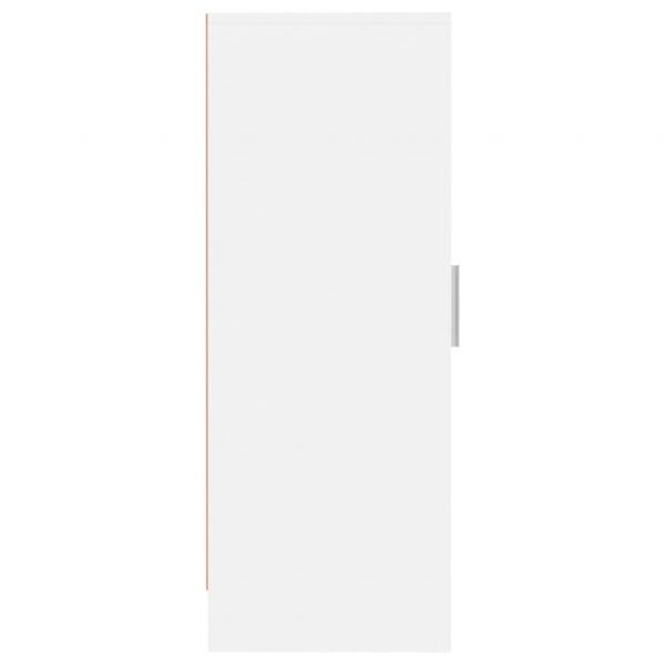 Schuhschrank Weiß 32x35x92 cm Holzwerkstoff