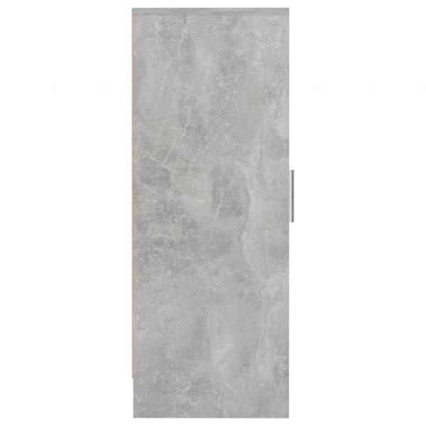 Schuhschrank Betongrau 32x35x92 cm Holzwerkstoff