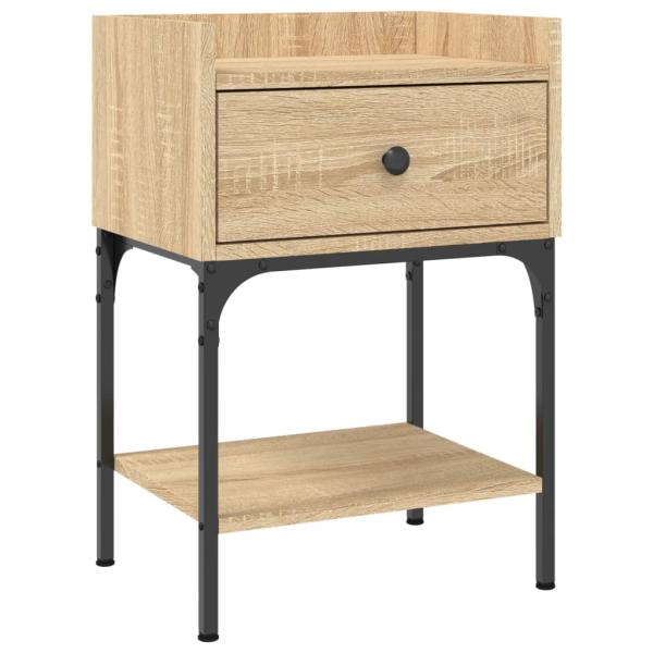 Nachttische 2 Stk. Sonoma-Eiche 40,5x31x60 cm Holzwerkstoff