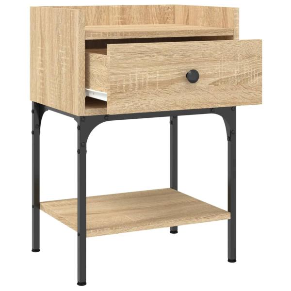 Nachttische 2 Stk. Sonoma-Eiche 40,5x31x60 cm Holzwerkstoff