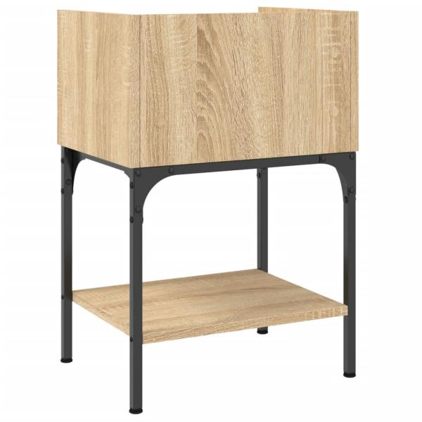 Nachttische 2 Stk. Sonoma-Eiche 40,5x31x60 cm Holzwerkstoff