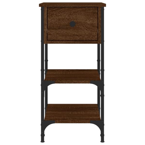 Nachttische 2 Stk. Braun Eichen-Optik 34x36x70 cm Holzwerkstoff