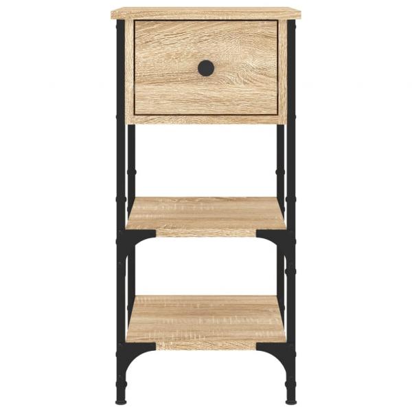 Nachttische 2 Stk. Sonoma-Eiche 34x36x70 cm Holzwerkstoff
