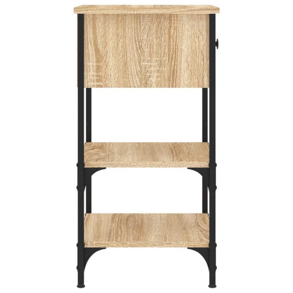 Nachttische 2 Stk. Sonoma-Eiche 34x36x70 cm Holzwerkstoff