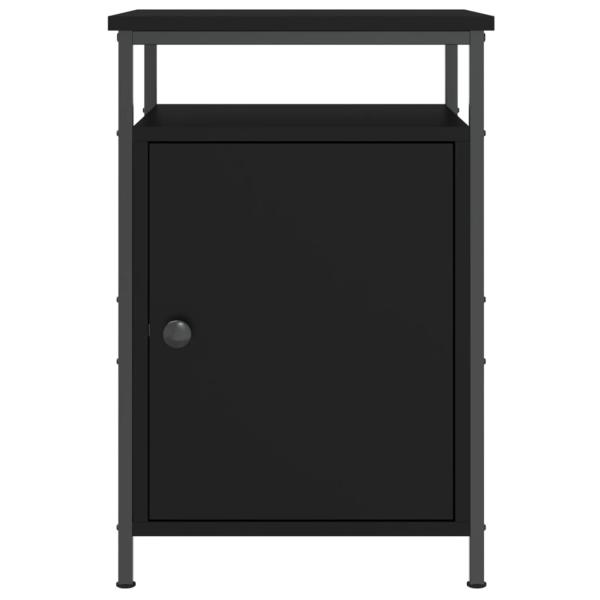 Nachttische 2 Stk. Schwarz 40x42x60 cm Holzwerkstoff