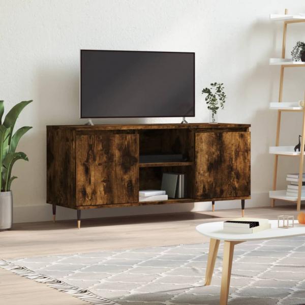 ARDEBO.de - TV-Schrank Räuchereiche 104x35x50 cm Holzwerkstoff