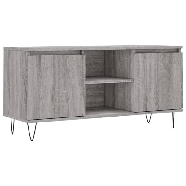TV-Schrank Grau Sonoma 104x35x50 cm Holzwerkstoff