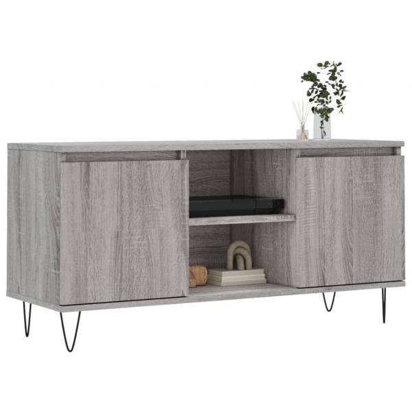 TV-Schrank Grau Sonoma 104x35x50 cm Holzwerkstoff