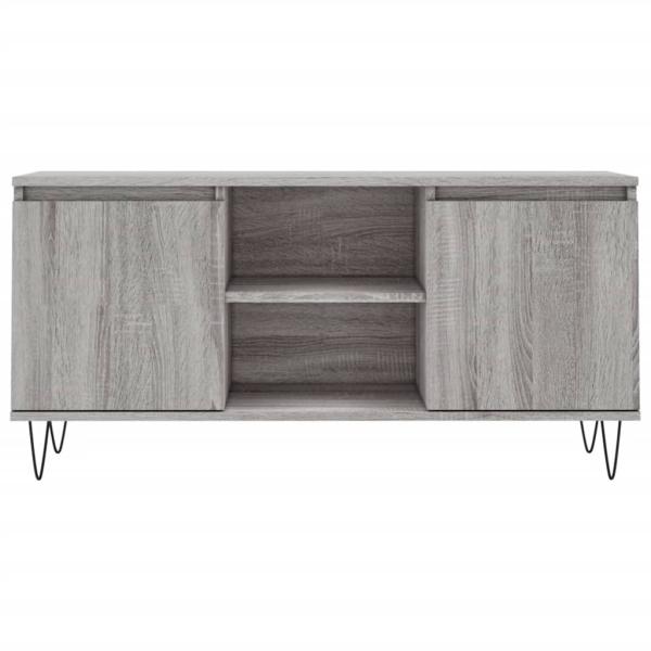 TV-Schrank Grau Sonoma 104x35x50 cm Holzwerkstoff