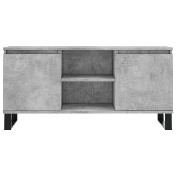 TV-Schrank Betongrau 104x35x50 cm Holzwerkstoff
