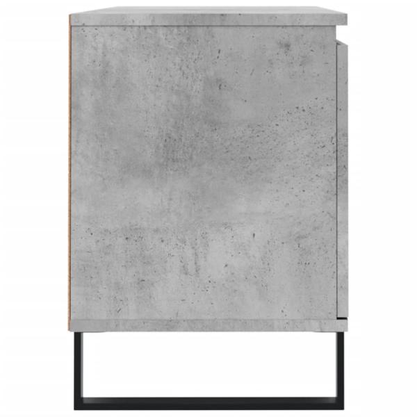 TV-Schrank Betongrau 104x35x50 cm Holzwerkstoff
