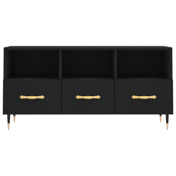 TV-Schrank Schwarz 102x36x50 cm Holzwerkstoff