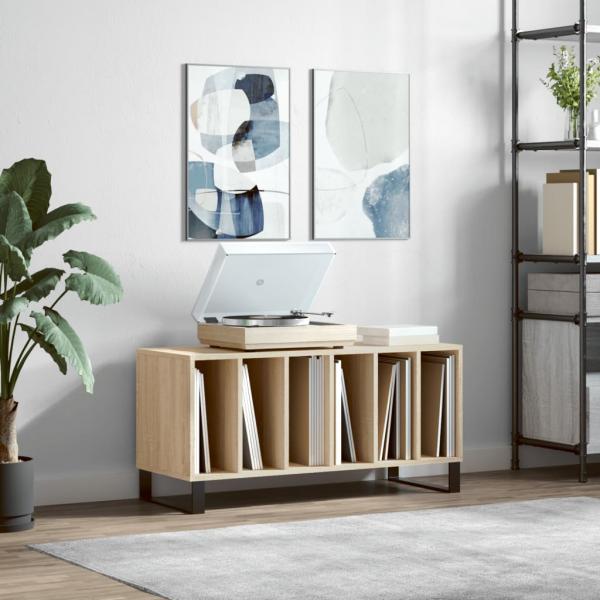 ARDEBO.de - Plattenschrank Sonoma-Eiche 100x38x48 cm Holzwerkstoff