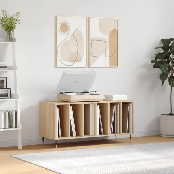 ARDEBO.de - Plattenschrank Sonoma-Eiche 100x38x48 cm Holzwerkstoff