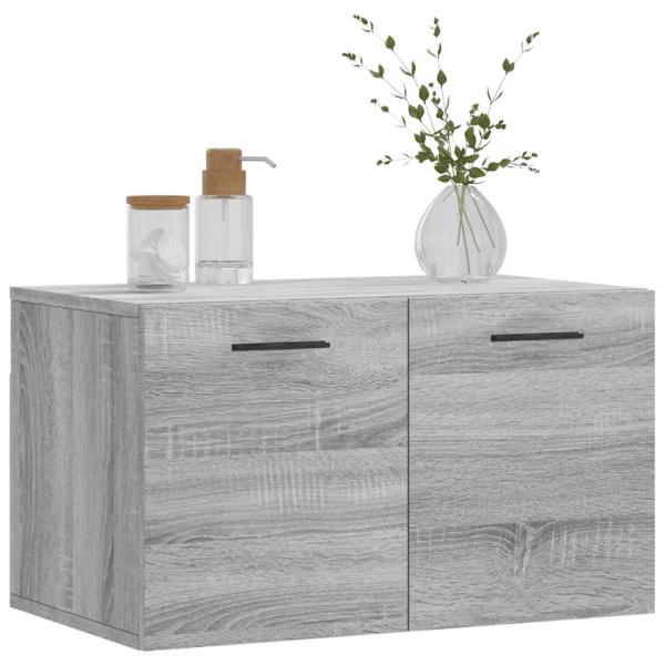 ARDEBO.de - Wandschrank Grau Sonoma 60x36,5x35 cm Holzwerkstoff