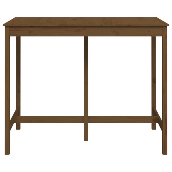 Bartisch Honigbraun 140x80x110 cm Massivholz Kiefer