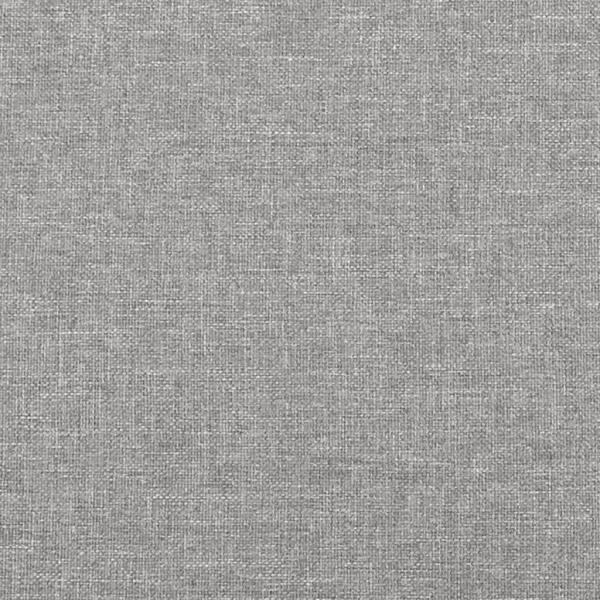 Kopfteile 4 Stk. Hellgrau 90x5x78/88 cm Stoff