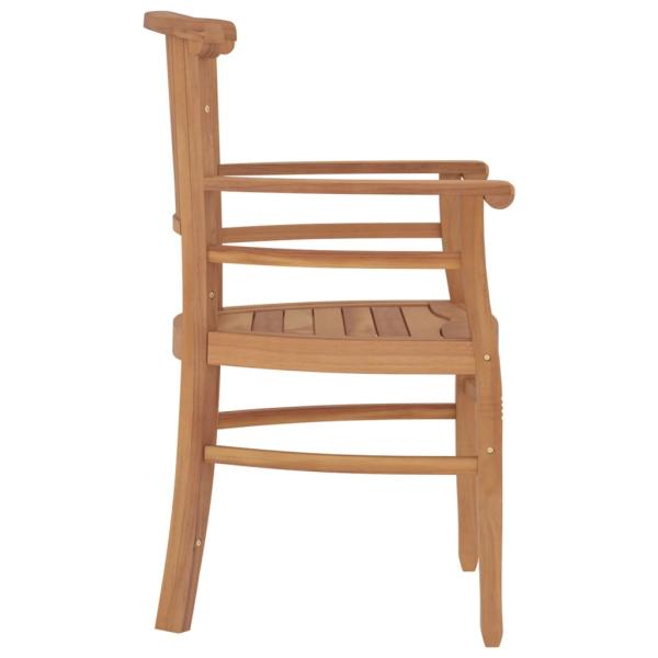 ARDEBO.de - 7-tlg. Garten-Essgruppe Massivholz Teak