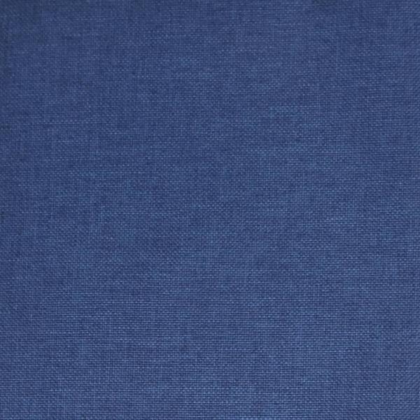 Schaukelsessel mit Hocker Blau Stoff
