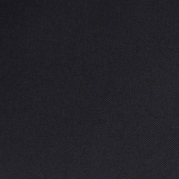 Schaukelsessel mit Hocker Schwarz Stoff