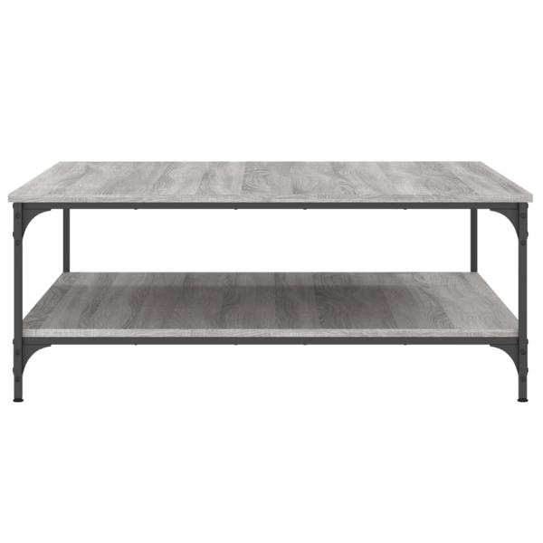 Couchtisch Grau Sonoma 100x100x40 cm Holzwerkstoff
