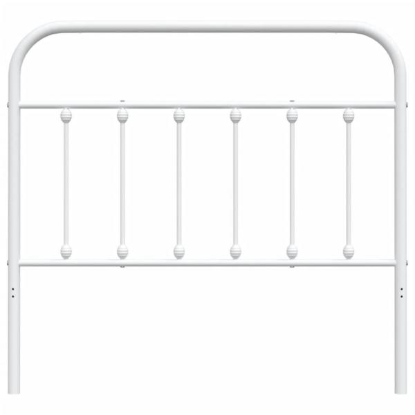 Kopfteil Metall Weiß 107 cm