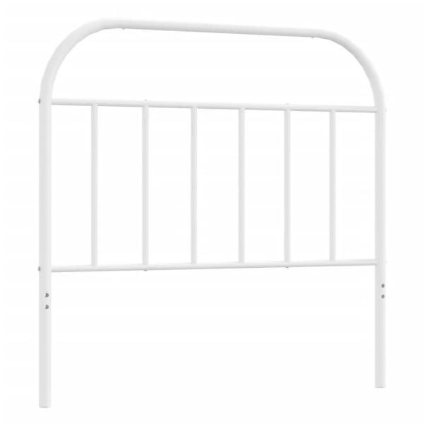 ARDEBO.de - Kopfteil Metall Weiß 107 cm