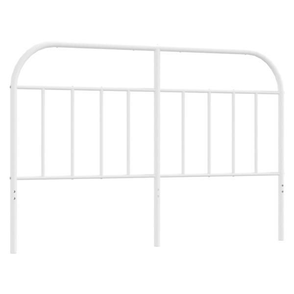 Kopfteil Metall Weiß 150 cm