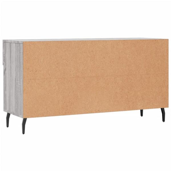 Schuhbank Grau Sonoma 102x35x55 cm Holzwerkstoff