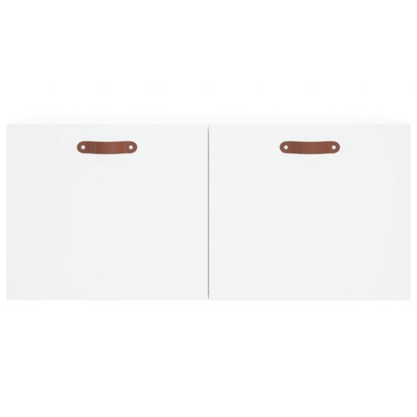 Wandschrank Weiß 80x36,5x35 cm Holzwerkstoff