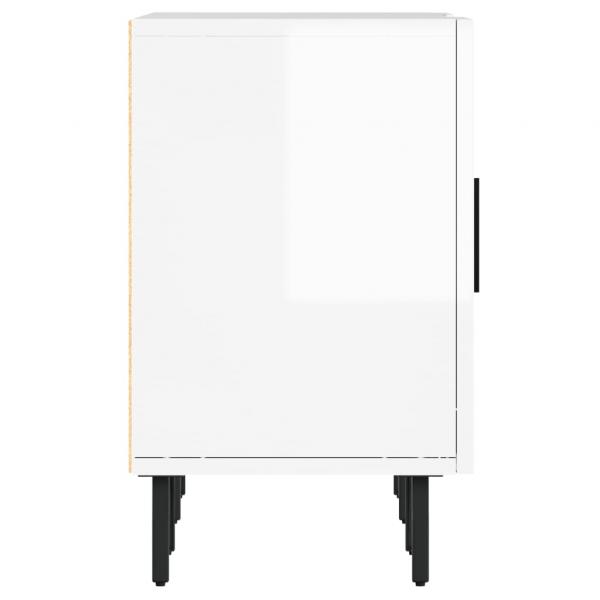 TV-Schrank Hochglanz-Weiß 150x30x50 cm Holzwerkstoff