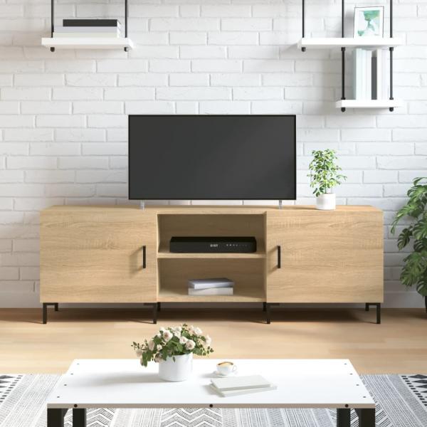 ARDEBO.de - TV-Schrank Sonoma-Eiche 150x30x50 cm Holzwerkstoff
