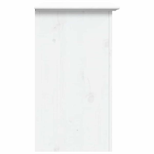 Nachttisch BODO Weiß 53x38,5x67 cm Massivholz Kiefer