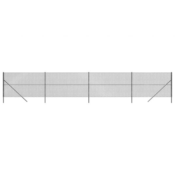 Maschendrahtzaun Anthrazit 1,6x10 m