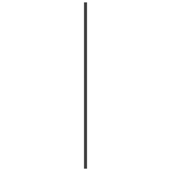 Badewannenfaltwand 3-teilig 130x130 cm ESG Schwarz
