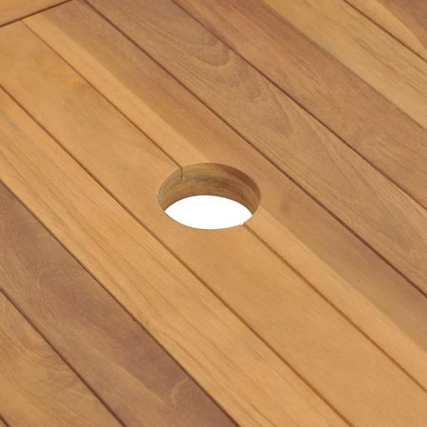 Waschtisch mit Creme Marmorbecken Massivholz Teak