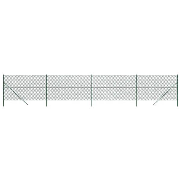 Maschendrahtzaun Grün 1,4x10 m