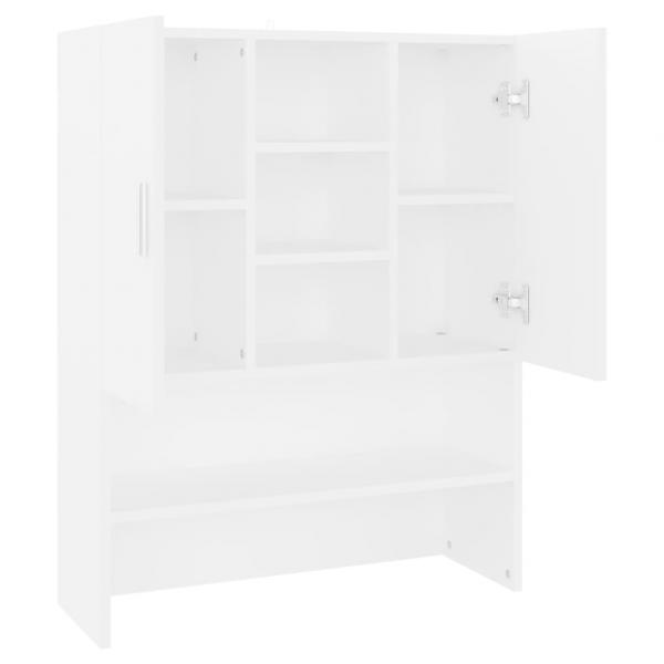 Waschmaschinenschrank Weiß 70,5x25,5x90 cm