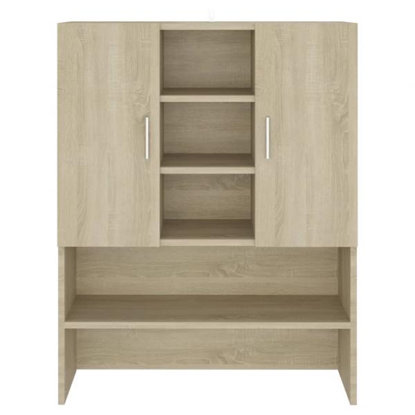 Waschmaschinenschrank Sonoma-Eiche 70,5x25,5x90 cm