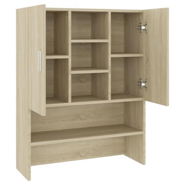 Waschmaschinenschrank Sonoma-Eiche 70,5x25,5x90 cm