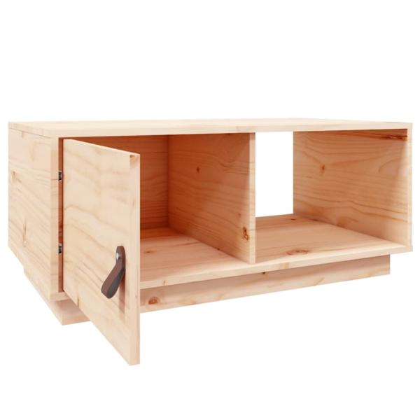 Couchtisch 80x50x35,5 cm Massivholz Kiefer