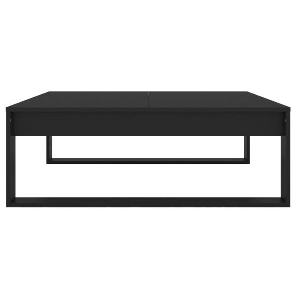 Couchtisch Schwarz 100x100x35 cm Holzwerkstoff
