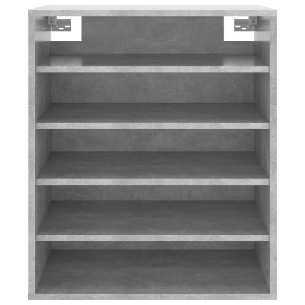 Schuhschrank Betongrau 60x35x70 cm Holzwerkstoff