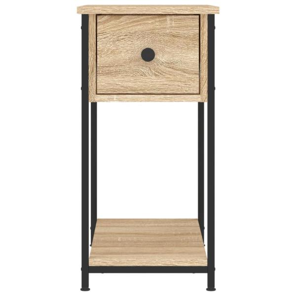Nachttische 2 Stk. Sonoma-Eiche 30x60x60 cm Holzwerkstoff