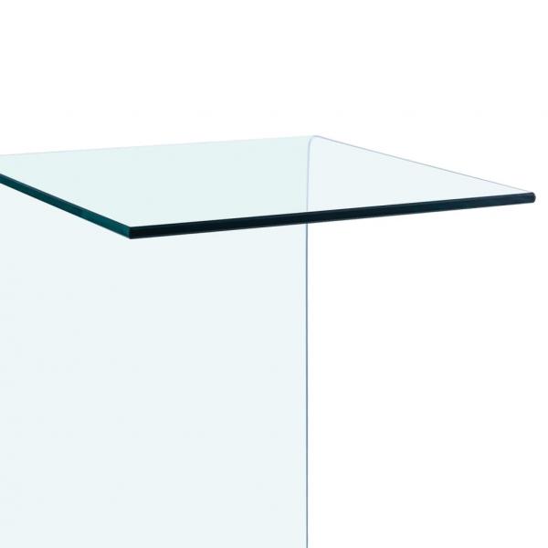 Beistelltisch 40x40x60 cm Hartglas 
