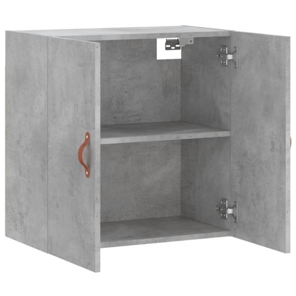 Wandschrank Betongrau 60x31x60 cm Holzwerkstoff
