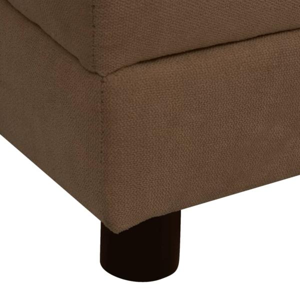 Hundesofa mit Kissen Braun 83x44x44 cm Plüsch  