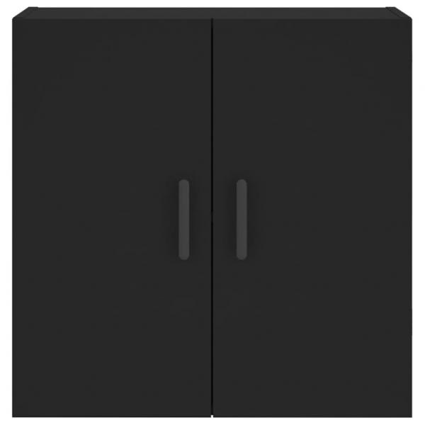 Wandschrank Schwarz 60x31x60 cm Holzwerkstoff