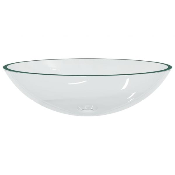 Waschbecken Glas 50x37x14 cm Transparent
